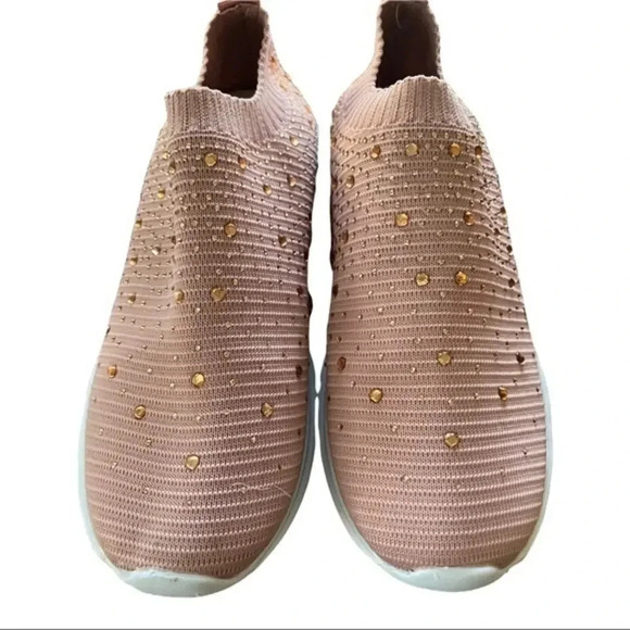 Shoes - Pink‎ Woven Jeweled Comfort Shoes